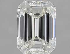 0.70ct Emerald Natural Diamond (Colour G, Clarity VVS1, GIA Certified)