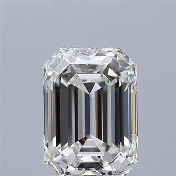 0.71ct Emerald Natural Diamond (Colour G, Clarity IF, Cut VG, IGI Certified)