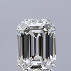 0.71ct Emerald Natural Diamond (Colour G, Clarity IF, Cut VG, IGI Certified)