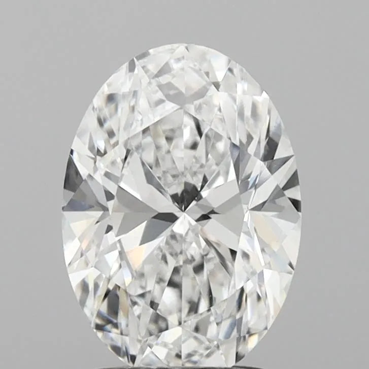 2.00ct Oval Lab Grown Diamond (Colour D, Clarity VVS2, IGI Certified)