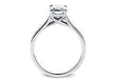 Bianca - Radiant - Natural Diamond Solitaire Engagement Ring