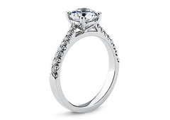 Bella - Round - Labgrown Diamond, Diamond Band Engagement Ring