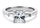 Maria - Princess - Labgrown Diamond Trilogy Engagement Ring