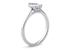 Isabella - Pear - Natural Diamond Solitaire Engagement Ring