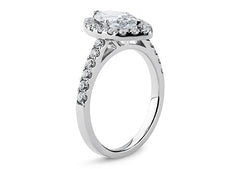 Jianna - Marquise - Natural Diamond Halo Engagement Ring