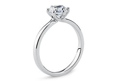 Alessia - Round - Natural Diamond Solitaire Engagement Ring