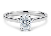 Isabella - Oval - Labgrown Diamond Solitaire Engagement Ring