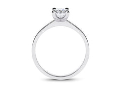 Lucia - Radiant - Natural Diamond Solitaire Engagement Ring