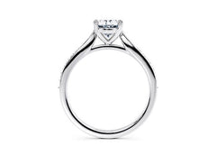 Angelina - Oval - Labgrown Diamond, Diamond Band Engagement Ring