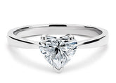 Lucia - Heart - Labgrown Diamond Solitaire Engagement Ring