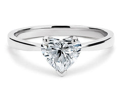 Lucia - Heart - Labgrown Diamond Solitaire Engagement Ring