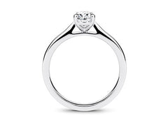 Isabella - Pear - Natural Diamond Solitaire Engagement Ring
