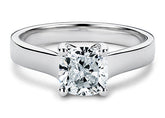 Bianca - Cushion - Natural Diamond Solitaire Engagement Ring