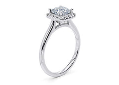 Daniella - Cushion - Labgrown Diamond Halo Engagement Ring