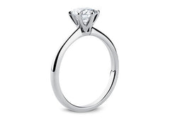 Emilia - Round - Natural Diamond Solitaire Engagement Ring