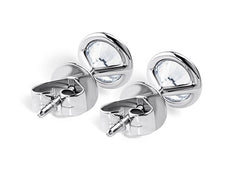 Round Diamond Stud Earrings in Platinum