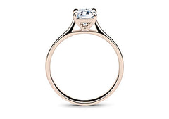 Isabella - Asscher - Labgrown Diamond Solitaire Engagement Ring