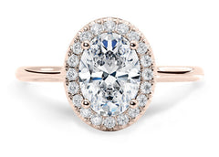 Daniella - Oval - Labgrown - Diamond Halo Engagement Ring