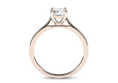 Isabella - Emerald - Labgrown Diamond Solitaire Engagement Ring