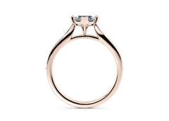 Angelina - Marquise - Natural Diamond, Diamond Band Engagement Ring