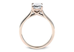 Bianca - Radiant - Natural Diamond Solitaire Engagement Ring