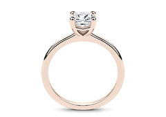 Gabriella - Round - Natural Diamond Solitaire Engagement Ring