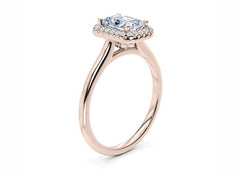 Daniella - Radiant - Labgrown Diamond Halo Engagement Ring