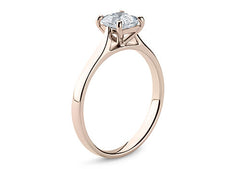 Isabella - Asscher - Labgrown Diamond Solitaire Engagement Ring
