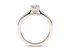 Isabella - Pear - Natural Diamond Solitaire Engagement Ring