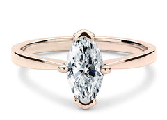 Lucia - Marquise - Natural Diamond Solitaire Engagement Ring