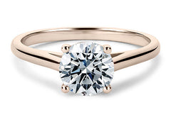 Rosanna - Round - Natural Diamond Solitaire Engagement Ring