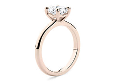 Gabriella - Round - Natural Diamond Solitaire Engagement Ring