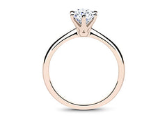 Emilia - Round - Natural Diamond Solitaire Engagement Ring