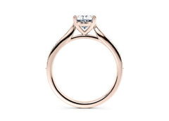 Angelina - Oval - Labgrown Diamond, Diamond Band Engagement Ring