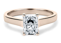 Bianca - Radiant - Natural Diamond Solitaire Engagement Ring