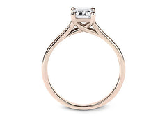 Bianca - Emerald - Labgrown Diamond Solitaire Engagement Ring