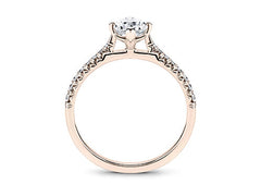 Bella - Marquise - Labgrown Diamond, Diamond Band Engagement Ring