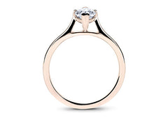 Isabella - Marquise - Natural Diamond Solitaire Engagement Ring
