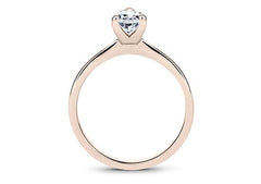 Lucia - Pear - Natural Diamond Solitaire Engagement Ring