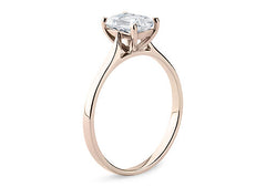 Isabella - Emerald - Labgrown Diamond Solitaire Engagement Ring