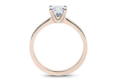 Lucia - Asscher - Labgrown Diamond Solitaire Engagement Ring