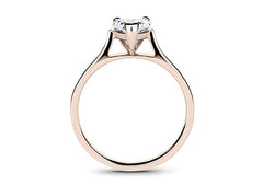 Isabella - Heart - Natural Diamond Solitaire Engagement Ring