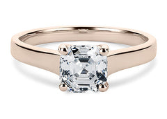 Bianca - Asscher - Labgrown Diamond Solitaire Engagement Ring
