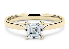 Isabella - Asscher - Labgrown Diamond Solitaire Engagement Ring