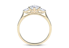 Rosina - Marquise - Labgrown Diamond Trilogy Engagement Ring