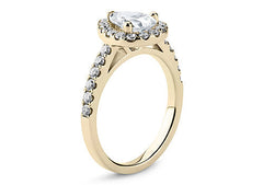 Jianna - Pear - Labgrown Diamond Halo Engagement Ring