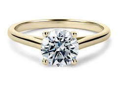 Rosanna - Round - Natural Diamond Solitaire Engagement Ring