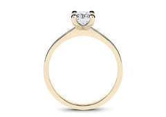 Lucia - Radiant - Natural Diamond Solitaire Engagement Ring