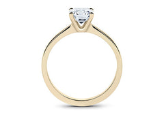 Lucia - Asscher - Labgrown Diamond Solitaire Engagement Ring