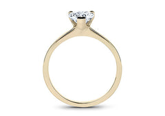 Lucia - Heart - Natural Diamond Solitaire Engagement Ring